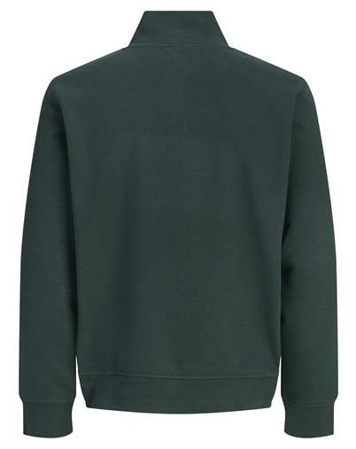 Jack & Jones - JJESoho Quarter Zip Sweatshirt - Scarab